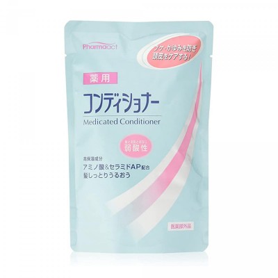 KUMANO 熊野油脂 弱酸性藥用護髮素 Pharmaact 400ml 補充裝 163-0736