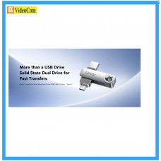 Lexar 512GB JumpDrive Solid State Dual Drive D50E USB3.2 Gen 1 Type-C (400MB/s(R), 400MB/s(W)) 5Y (LJDD50E512G-BNSNG) 843367143788

 