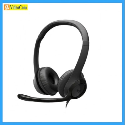 LOGITECH H390-PK USB 電腦耳機（含麥克風）具有增強的數位音訊以及線控裝置 (黑色)