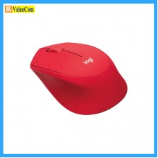 LOGITECH M331 靜音無線滑鼠 (紅色)