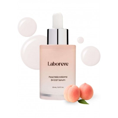 Laboreve  PeachMicrobiome 84 EGF Serum 水蜜桃益生菌 84 EGF 彈潤修護精華 30ml (抗衰老/保濕/修護/緊緻/敏弱肌) 