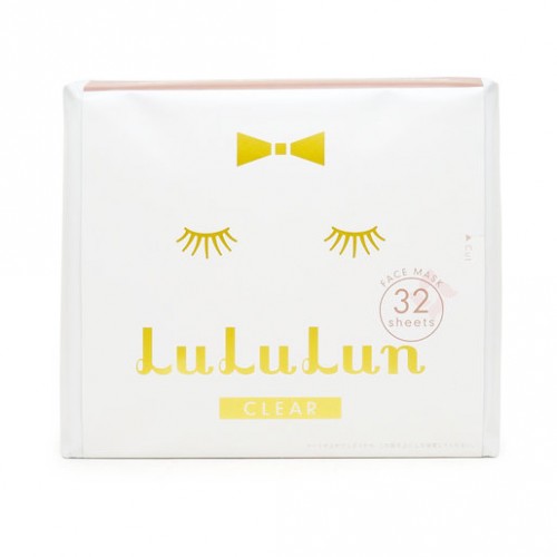 (盤點激減) LULULUN Face Mask (Clear) 滋潤亮澤面膜 32枚入 白色 168-2868 (盤點激減) LULULUN Face Mask (Clear) 滋潤亮澤面膜 32枚入 白色 168-2868