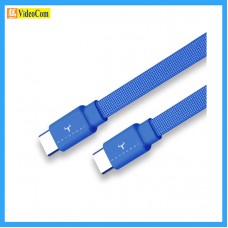 MAXPOWER 牛魔王 FF210C (1M) (BLUE) 20V 3A PD60W LA COULEUR USB-C to USB-C Charging Cable