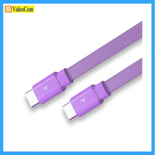 MAXPOWER 牛魔王 FF210C (1M) (PURPLE) 20V 3A PD60W LA COULEUR USB-C to USB-C Charging Cable