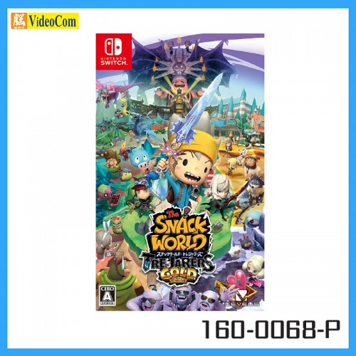 NINTENDO (Japan 2nd Hand Switch Game) - SNACK WORLD: THE DUNGEON CRAWL 零食世界 : Trejarers Gold 160-0068-P  4571237660955
