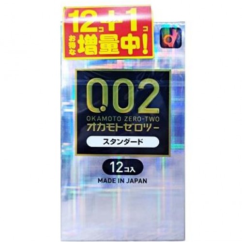 OKAMOTO岡本 0.02mm EX 安全套/ 002 避孕套 13個裝 (12+1) 增量版 2031.12 163-0700 OKAMOTO岡本 0.02mm EX 安全套/ 002 避孕套 13個裝 (12+1) 增量版 2031.12 163-0700