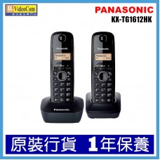 PANASONIC KX-TG1612HKH   (DG 深灰)   DECT 數碼室內無線電話雙子機組合 