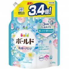 [只限店取]  寶潔 - P&G Bold Gel 消臭抗菌柔順洗衣液 1.36kg(1360g)  清爽鮮花香  162-1387