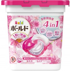寶潔 - P&G Bold 4合1強效洗淨防皺防泛黃除臭柔順洗衣球 11粒 燦爛陽光與優質花香 162-0758  