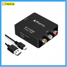 PORTTA CHL 進階音訊轉換器（AV 轉 HDMI 迷你轉換器，1080P 縮放器）785-3220-P  2008061830787