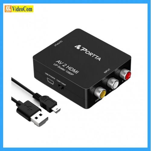 PORTTA CHL 進階音訊轉換器(AV 轉 HDMI 迷你轉換器,1080P 縮放器)785-3220-P 2008061830787 PORTTA CHL 進階音訊轉換器(AV 轉 HDMI 迷你轉換器,1080P 縮放器)785-3220-P 2008061830787