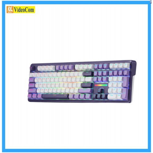 REDRAGON 雷蛇 K745WPRGB-PRO (PURPLE) Antonium 108 鍵全尺寸三模無線機械鍵盤   