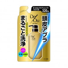 ROHTO 樂敦 DeOu 男士藥用無矽除臭頭皮護理洗頭水 補充裝 320ml  清爽柑橘香 163-1205   4987241148790
