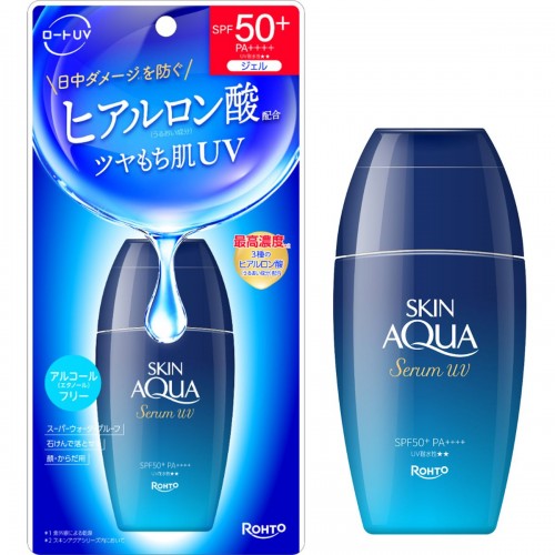 樂敦 SKIN AQUA 小藍瓶 零感UV透明質酸保濕防曬精華 SPF50+ PA++++ 70g 168-3760 樂敦 SKIN AQUA 小藍瓶 零感UV透明質酸保濕防曬精華 SPF50+ PA++++ 70g 168-3760