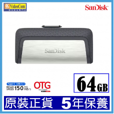 SANDISK Dual Drive USB Type-C 雙用隨身碟 64G  SDDDC2-064G-G46  772-3790-P 619659142056