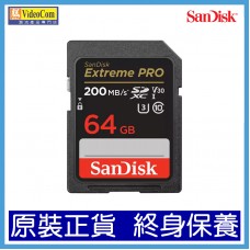 SANDISK 64GB SDXC EXTREME PRO CL10 V30 (200MB/R) (90/W) 4K U3 UHS-I (SDSDXXU-064G-GN4IN) 772-4537-P 619659188719