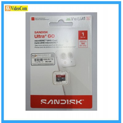 SANDISK 1TB Micro SDXC Ultra GO V10 A1 (190MB/s) (SDSQUGN-1T00-GN6MN) *w/o adpt*  772-4778-P  