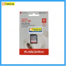 SANDISK 64GB SD Ultra Go CL10 UHS-I Full HD (140MB/s) 10Y (SDSDUGN-064G-GN6IN) 772-4800-P