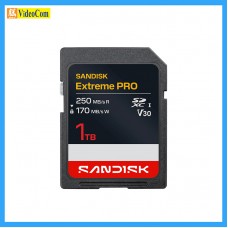SANDISK 1TB SDXC Extreme Pro CL10 V30 UHS-I U3 4K UHD (250MB/s R, / 170MB/s) LT (SDSDXXJ-1T00-GSCIN) 772-4814