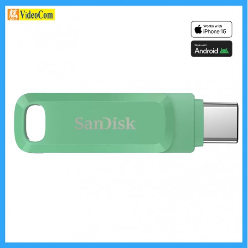 SANDISK 512GB Ultra Dual Drive Go USB 3.2 Type-C (400MB) Absinthe Green 5Y 772-4695-P SANDISK 512GB Ultra Dual Drive Go USB 3.2 Type-C (400MB) Absinthe Green 5Y 772-4695-P