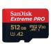 SANDISK 512GB Micro SD Extreme Pro 4K, A2, V30 ,UHS-I/U3 -200MB/s R, 140MB/s W LT (SDSQXCD-512G-GN6MA) SANDISK 512GB Micro SD Extreme Pro 4K, A2, V30 ,UHS-I/U3 -200MB/s R, 140MB/s W LT (SDSQXCD-512G-GN6MA)