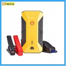 Shell SH912 800A 12V 便攜式鋰電啟動器,適用於 6 公升汽油和 2 公升柴油引擎,10 個安全保護,行動電源,3 個 USB 連接埠,電池增強器  679436600032