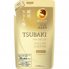 資生堂 - Shiseido Tsubaki Premium Repair零秒沙龍頭髮修護豐盈洗髮露 330ml 補充裝 163-1512