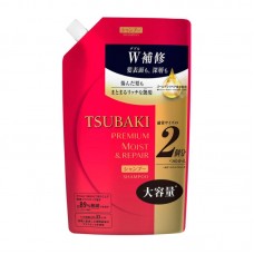 TSUBAKI - Premium Moist 零秒沙龍頭髮修護保濕洗髮露 600ml 補充裝  163-0935  