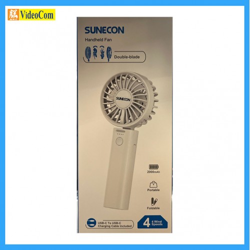 Sunecon SFAN-01WH USB充電式手提風扇 白色【原裝行貨】 Sunecon SFAN-01WH USB充電式手提風扇 白色【原裝行貨】