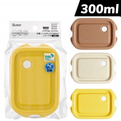 Skater - Ag+ 銀離子抗菌食物盒 (小熊維尼) S 300ml x 3個 FCN1RAG 162-1375   4973307591488