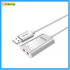 UNITEK Y-247A USB 轉 3.5mm 立體聲音訊轉接器 4894160024404