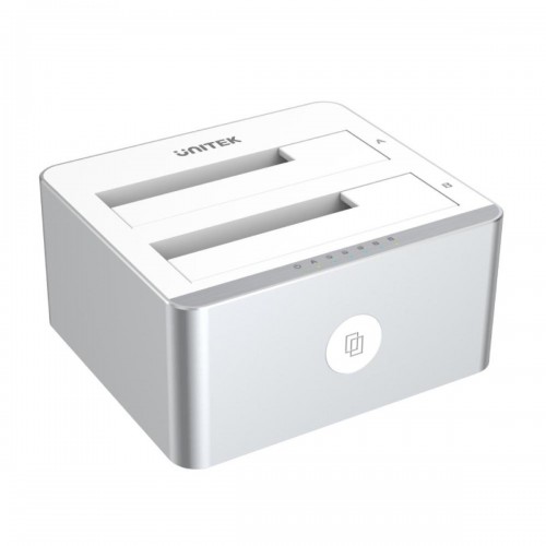Unitek - Y-3027 10Gbps 雙槽 USB-C 轉 SATA III 硬盤座 (具離線複製功能) Unitek - Y-3027 10Gbps 雙槽 USB-C 轉 SATA III 硬盤座 (具離線複製功能)