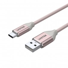 Unitek - Y-C4025ARG 1M, USB3.0 Type-A (M) to Type-C (M), Rose Gold color 4894160031860