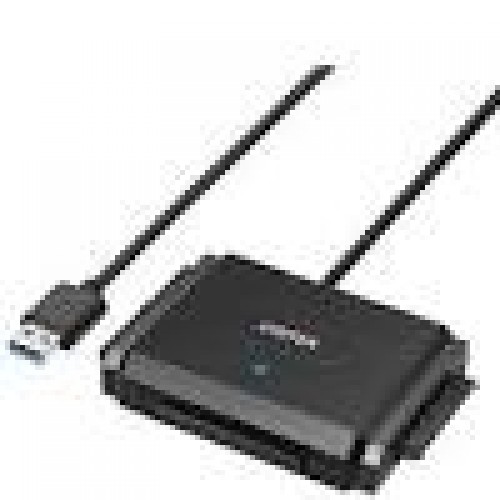 Unitek - Y-3324 SmartLink Trinity 3 合 1 USB 3.0 轉 SATA II 及雙 IDE 轉接器 (附12V2A電源轉換器) Unitek - Y-3324 SmartLink Trinity 3 合 1 USB 3.0 轉 SATA II 及雙 IDE 轉接器 (附12V2A電源轉換器)