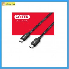 UNITEK USB2.0 Type-C to Type-C (公對公) 快速充電傳輸線 2M  4894160038371