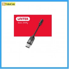 UNITEK M1204A USB-C to 3.5mm AUX音源延長線 (11cm)( M1204A) , 4894160041746