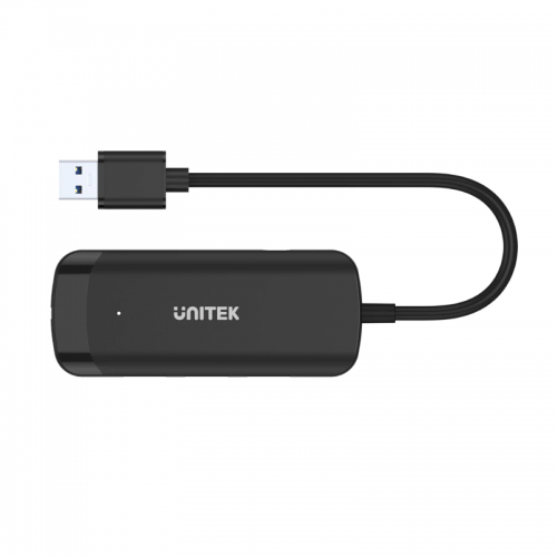 UNITEK USB to 3-Port USB3.0 Hub+ G/IGABIT Ethernet, Black Color with Power Port 4894160044396 UNITEK USB to 3-Port USB3.0 Hub+ G/IGABIT Ethernet, Black Color with Power Port 4894160044396