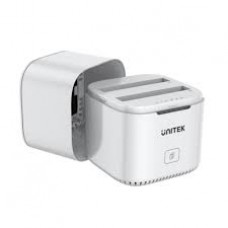 UNITEK S1105A SyncStation Marshmallow 2.5" 雙槽 USB-C 轉 SATA III 硬盤座 (具離線複製功能) 4894160040831