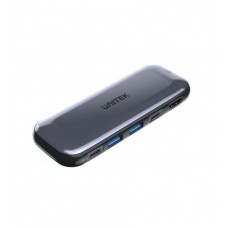 UNITEK C1046A uHUB H6 Storage 6-in-1 USB-C M.2 SSD Storage Hub with 10Gbps Data, HDMI and PD 100W 4894160047069