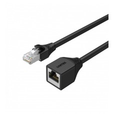 UNITEK C1896BK 2M Cat 6 RJ45 (8P8C) Male to Female Extension Network Cable BLACK, 4894160046918
