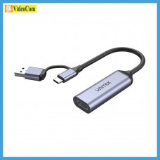 UNITEK V1167A  HDMI 轉 USB-C/A 影像擷取器