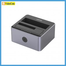 UNITEK Y-3027GY 10Gbps 雙槽 USB-C 轉 SATA III 硬盤座 (具離線複製功能) 785-3047-P
