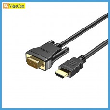 UNITEK V1185A (黑色) HDMI 轉 VGA 線 785-3050-P