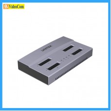 * Accept pre-Order * UNITEK S1243BGY USB4 4-Bay M.2 SSD Docking Station,Supports Offline Clone, M-Key & M+B Key NVMeM.2 SSD, UNITEK hook color box | USB4 四槽 M.2 SSD 硬盤座 (具離線複製功能)