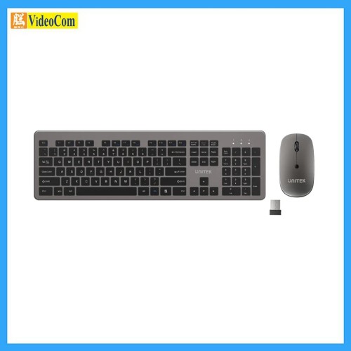 UNITEK  T054AGY01 SlimDuo 2.4GHz 無線鍵盤和無線滑鼠組合 785-3333-P