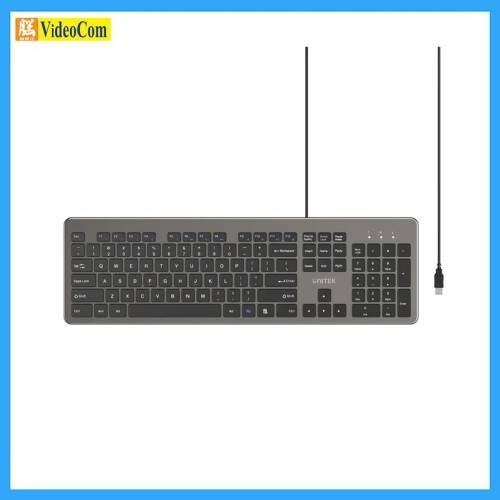 UNITEK T052AGY01 SlimTap超輕有線鍵盤(104個按鍵)785-3334-P UNITEK T052AGY01 SlimTap超輕有線鍵盤(104個按鍵)785-3334-P