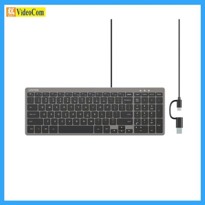 UNITEK T053AGY01SlimTap 超輕有線鍵盤（99個按鍵） 785-3335-P