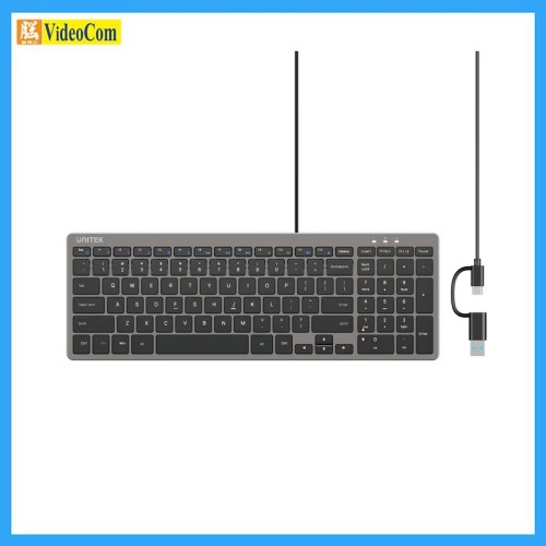 UNITEK T053AGY01SlimTap 超輕有線鍵盤(99個按鍵) 785-3335-P UNITEK T053AGY01SlimTap 超輕有線鍵盤(99個按鍵) 785-3335-P