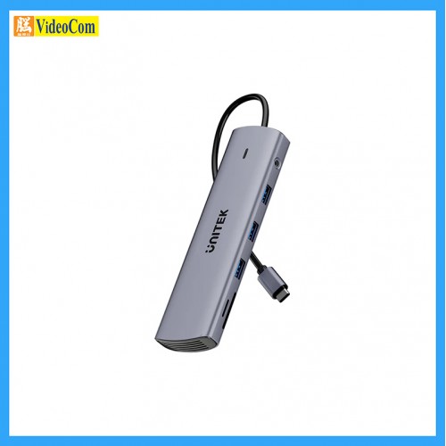 UNITEK D1113BGY (GREY) 11-in-1 USB-C 5Gbps Hub (3*USB-A 5Gbps+SD/MicroSD +Gigabit Ethernet+
VGA+HDMI 4K 30Hz+PD 100W), Space Grey, UNITEK Gift Box 4894160059659 UNITEK D1113BGY (GREY) 11-in-1 USB-C 5Gbps Hub (3*USB-A 5Gbps+SD/MicroSD +Gigabit Ethernet+
VGA+HDMI 4K 30Hz+PD 100W), Space Grey, UNITEK Gift Box 4894160059659