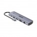 UNITEK D1113BGY (GREY) 11-in-1 USB-C 5Gbps Hub (3*USB-A 5Gbps+SD/MicroSD +Gigabit Ethernet+
VGA+HDMI 4K 30Hz+PD 100W), Space Grey, UNITEK Gift Box 4894160059659 UNITEK D1113BGY (GREY) 11-in-1 USB-C 5Gbps Hub (3*USB-A 5Gbps+SD/MicroSD +Gigabit Ethernet+
VGA+HDMI 4K 30Hz+PD 100W), Space Grey, UNITEK Gift Box 4894160059659